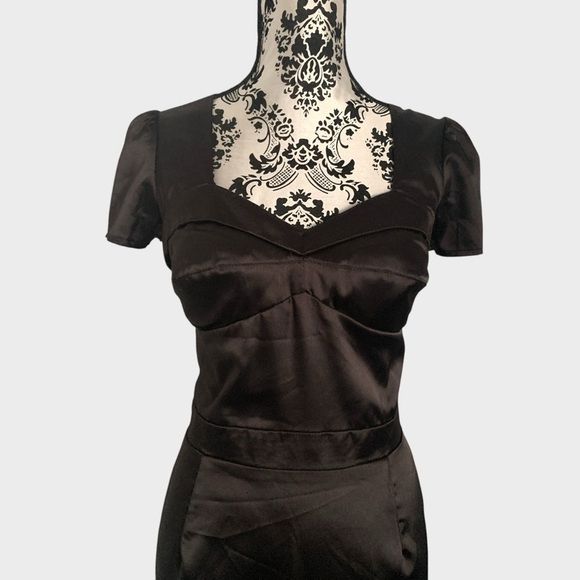 NWT Vintage 90s Y2K Le Château Satin Dress - Picture 3 of 7